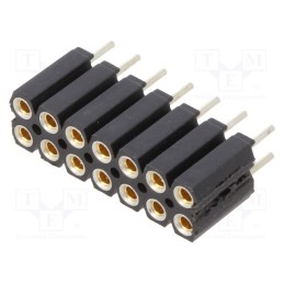 1 pcs x FISCHER ELEKTRONIK - BL6.14Z - Socket, pin strips, female, PIN: 14, straight, 2.54mm, THT, 2x7