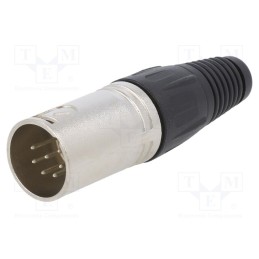 1 pcs x CLIFF - FC6180 - Plug, XLR, male, PIN: 7, straight, for cable, soldering, silver