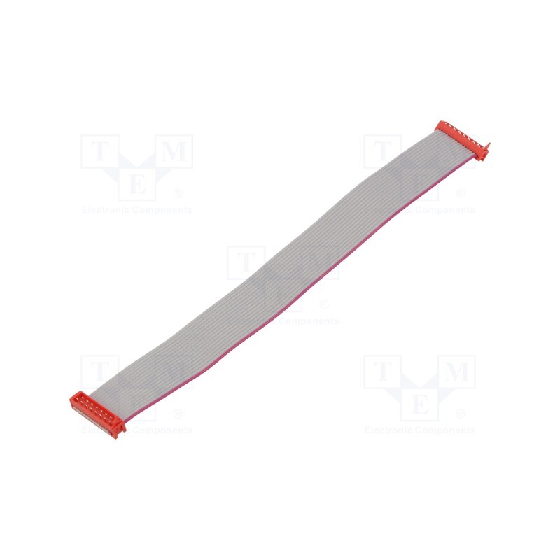 1 pcs x TE Connectivity - 2205066-3 - Cable: ribbon cable with connectors, PIN: 16, Layout: 2x8, plug