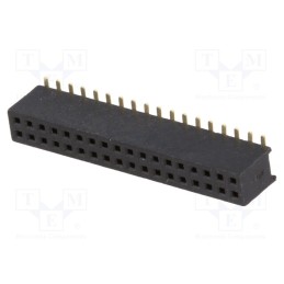 1 pcs x CONNFLY - DS1065-05-2*18S8BS - Socket, pin strips, female, PIN: 36, straight, 1.27mm, SMT, 2x18