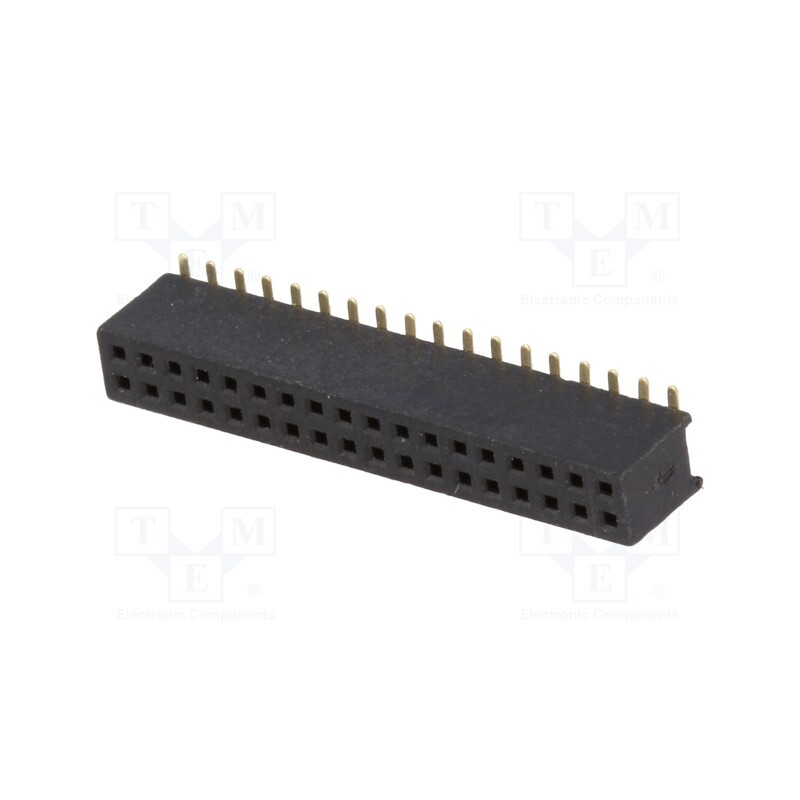 1 pcs x CONNFLY - DS1065-05-2*18S8BS - Socket, pin strips, female, PIN: 36, straight, 1.27mm, SMT, 2x18