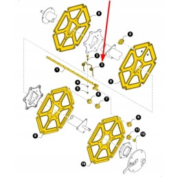 B103123 spring finger 260 x 158 mm