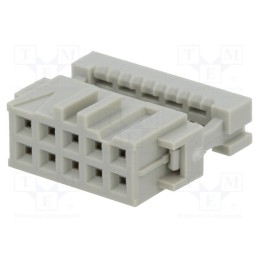 1 pcs x TE Connectivity - 1-215882-0 - Plug, IDC, female, PIN: 10, IDC, for ribbon cable, 1.27mm