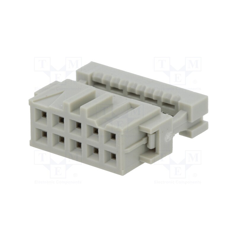 1 pcs x TE Connectivity - 1-215882-0 - Plug, IDC, female, PIN: 10, IDC, for ribbon cable, 1.27mm