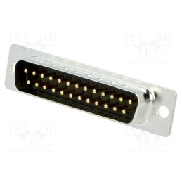 1 pcs x MH CONNECTORS - MHDD25-M-T-B-M - D-Sub, PIN: 25, socket, male, on PCBs, straight, THT, 5A, -55÷105°C