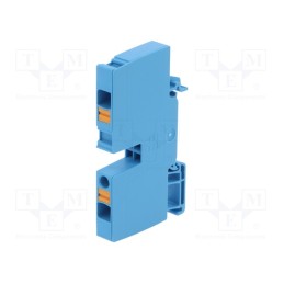 1 pcs x WEIDMu00dcLLER - 2065120000 ALO 6 BL - Splice terminal: rail, 6mm2, ways: 1, terminals: 2, blue, Width: 9mm