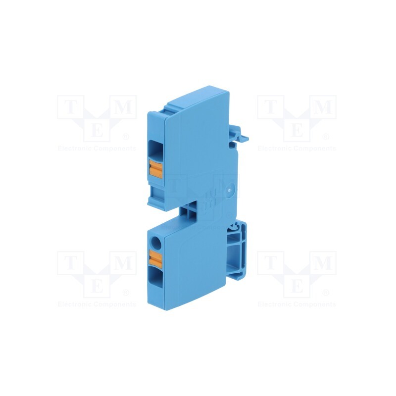 1 pcs x WEIDMu00dcLLER - 2065120000 ALO 6 BL - Splice terminal: rail, 6mm2, ways: 1, terminals: 2, blue, Width: 9mm