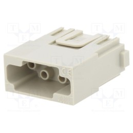 1 pcs x ILME - CX 06 CM - Connector: HDC, module, male, MIXO, PIN: 6, w/o contacts, 16A, 500V