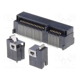 1 set x ATTEND - 119A-92A00-R02 SET - Connector: PCI Express mini, horizontal, SMT, gold-plated, PIN: 52