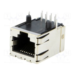 1 pcs x TE Connectivity - 5406298-1 - Socket, RJ45, PIN: 8, Layout: 8p8c, on PCBs, THT