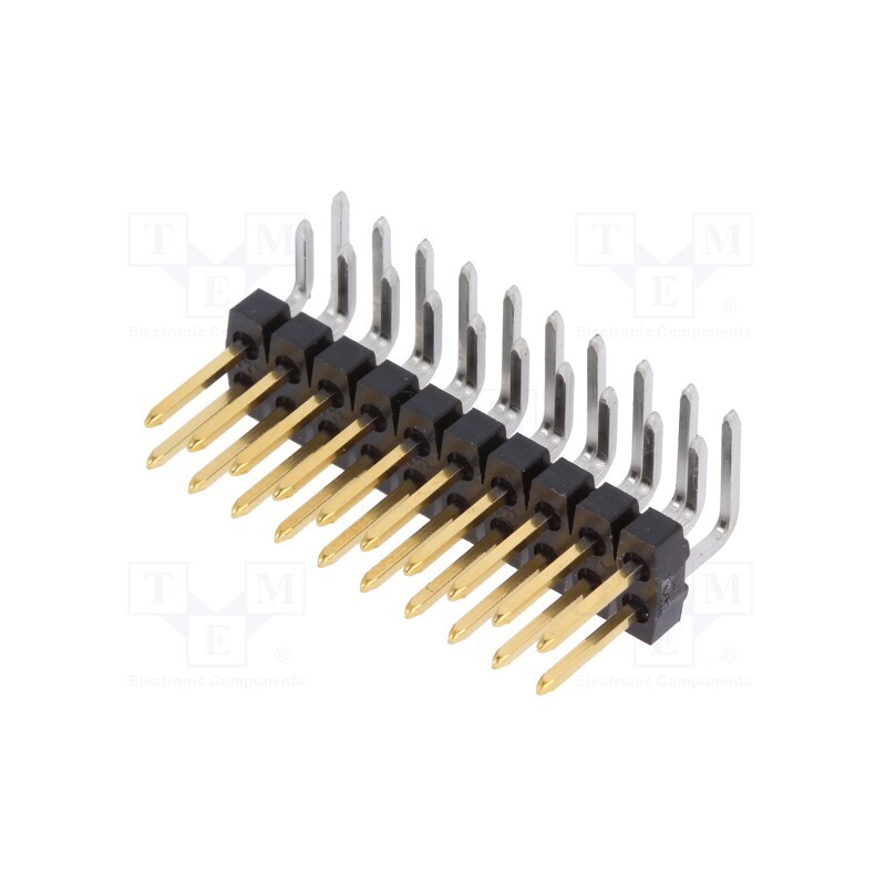 1 pcs x MOLEX - 901220770 - Pin header, pin strips, C-Grid III, male, PIN: 20, angled 90°, THT