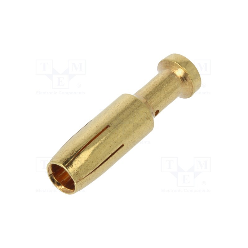 1 pcs x DEGSON ELECTRONICS - 40A-GF-4.0 - Contact, female, copper alloy, gold-plated, 4mm2, 12AWG, bulk, 40A