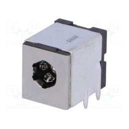 1 pcs x CLIFF - FC681495 - Socket, DC supply, male, 5.5/2.5mm, 5.5mm, 2.5mm, shielded, 10A