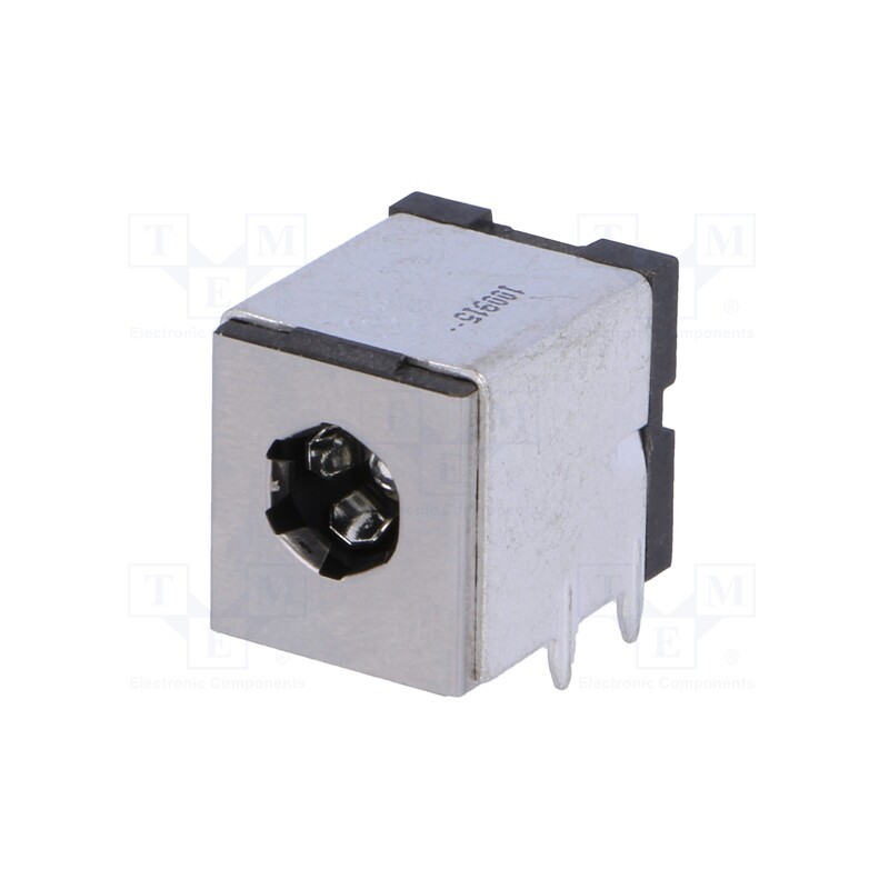 1 pcs x CLIFF - FC681495 - Socket, DC supply, male, 5.5/2.5mm, 5.5mm, 2.5mm, shielded, 10A