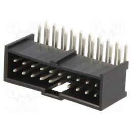 1 pcs x MOLEX - 901303120 - Socket, rectangular, male, PIN: 20, angled 90°, THT, tinned, 2.54mm