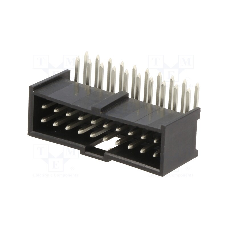 1 pcs x MOLEX - 901303120 - Socket, rectangular, male, PIN: 20, angled 90°, THT, tinned, 2.54mm