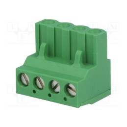 1 pcs x TE Connectivity - 796634-4 - Pluggable terminal block, 5.08mm, ways: 4, straight, plug, female