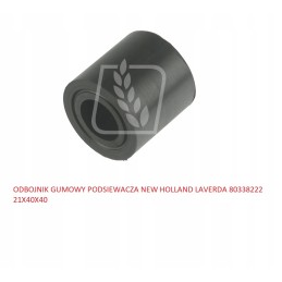 Rubber bumper for the New Holland grain pan 21x40x40