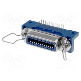 1 pcs x CONNFLY - DS1079-F240BS - Connector: Centronics, socket, female, PIN: 24, THT, angled 90°