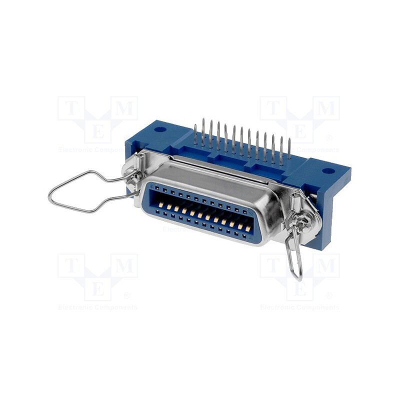 1 pcs x CONNFLY - DS1079-F240BS - Connector: Centronics, socket, female, PIN: 24, THT, angled 90°