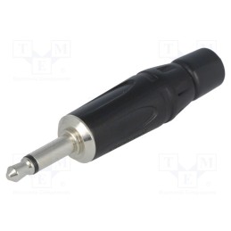 1 pcs x AMPHENOL - KM2PB - Plug, Jack 3,5mm, male, mono, ways: 2, straight, for cable, black