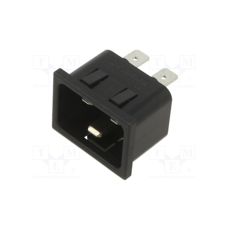 1 pcs x BULGIN - PX0598/10/63 - Connector: AC supply, socket, male, 16A, 250VAC, IEC 60320, C20 (I)