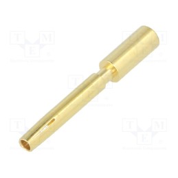 1 pcs x HUMMEL - A712-7010911542 - Contact, female, 1.5mm, gold-plated, 2.5mm2, M12 Power, PE, crimped