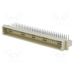 1 pcs x NINIGI - ZDIN-CM-64KAC - Socket, DIN 41612, type C, male, PIN: 64, a+c, THT, angled 90°