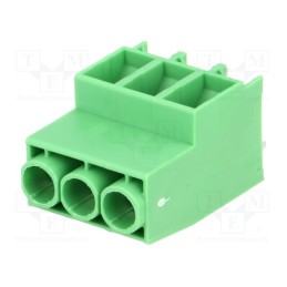 1 pcs x PHOENIX CONTACT - MKDS 5N HV/ 3-ZB-6,35 1777558 - PCB terminal block, angled 90°, 6.35mm, ways: 3, on PCBs, 0.2÷4mm2