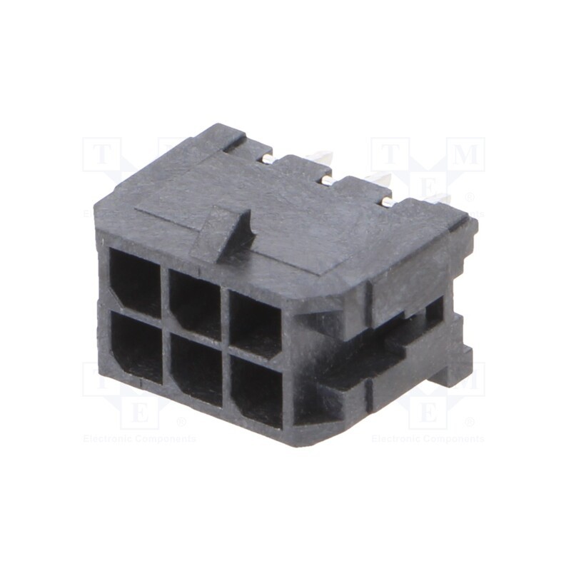 1 pcs x MOLEX - 449140601 - Micro Fit 3.0 Hdr Vert CPI 6 ckt 121