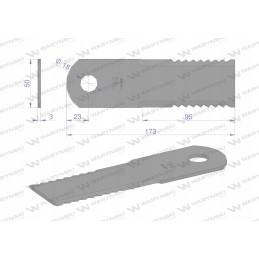 Forage harvester knife 065294 525100 claas warynski