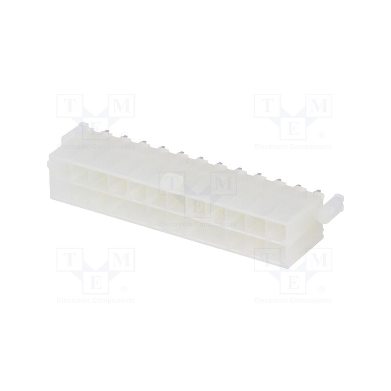 1 pcs x MOLEX - 39-29-9242 - Socket, wire-board, male, Mini-Fit Jr, 4.2mm, PIN: 24, THT, PCB snap