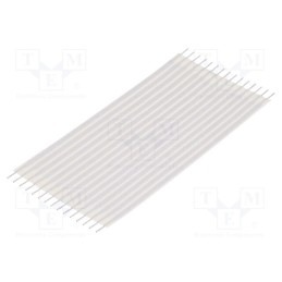 1 pcs x TE Connectivity - 3-1437144-3 - Connector: jumper cable, Cable ph: 2.54mm, L: 76.2mm, straight