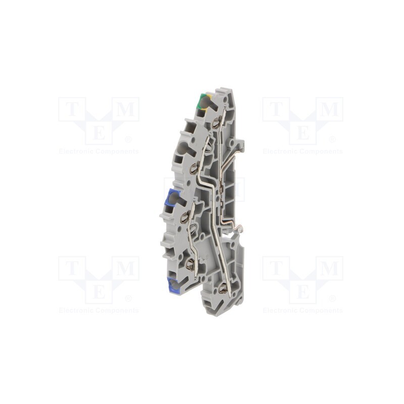 1 pcs x WAGO - 2003-7646 - Splice terminal: rail, 2.5mm2, ways: 3, terminals: 5, grey, 2003
