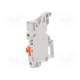 1 pcs x TE Connectivity - 1SNK506312R0000 (ZS4-S-T2.3-R1) - Splice terminal: rail, 0.2÷4mm2, ways: 1, terminals: 2, grey, SNK