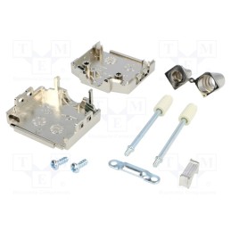1 pcs x MH CONNECTORS - MHDPPK-M-15-K - Enclosure: for D-Sub connectors, D-Sub 15pin,D-Sub HD 26pin