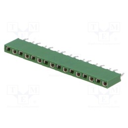 1 pcs x TE Connectivity - 1-215297-6 - Socket, pin strips, HV-100, female, PIN: 16, straight, 2.54mm, THT