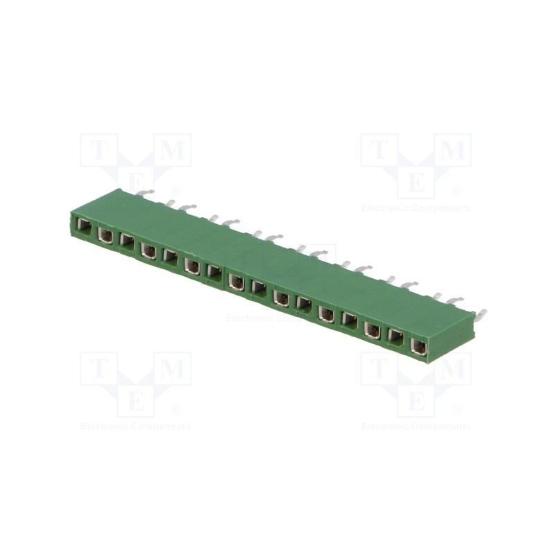 1 pcs x TE Connectivity - 1-215297-6 - Socket, pin strips, HV-100, female, PIN: 16, straight, 2.54mm, THT