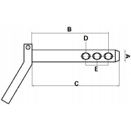 Sworzen 19x160 mm kramp
