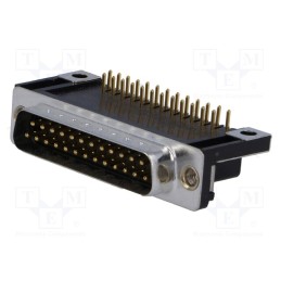 1 pcs x ADAM TECH - DB25-PQ-SB4 - D-Sub, PIN: 25, socket, male, angled 90°, THT, UNC 4-40, 5A, 20mΩ