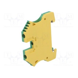 1 pcs x WEIDMu00dcLLER - 1010100000 WPE 4 - Splice terminal: rail, 4mm2, ways: 1, terminals: 2, yellow-green