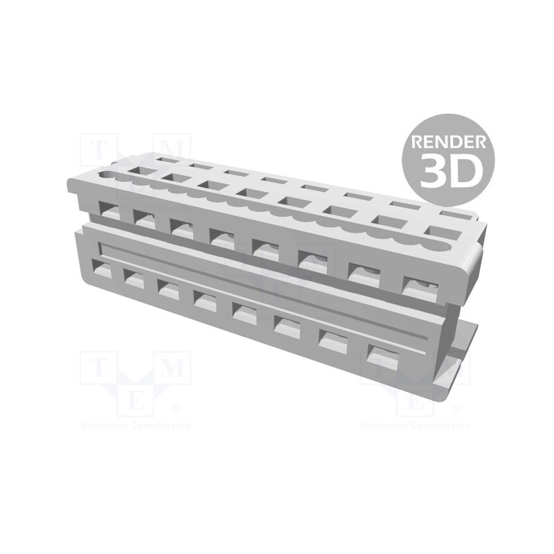 1 pcs x MOLEX - 903273316 - Plug, wire-board, female, PIN: 16, 1.27mm, IDC, for ribbon cable