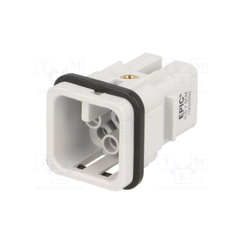 1 pcs x LAPP - 11250500 - Connector: HDC, male, EPIC H-D, PIN: 8, 7+PE, size H-A 3, 10A, 60V