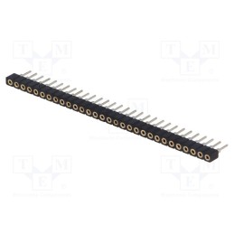 1 pcs x CONNFLY - DS1002-02-1*30BT1F6 - Socket, pin strips, female, PIN: 30, low profile,turned contacts