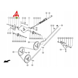 755600 1 grain unloading drive lever