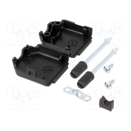 1 pcs x HARTING - 9670090424 - Enclosure: for D-Sub connectors, D-Sub 9pin,D-Sub HD 15pin