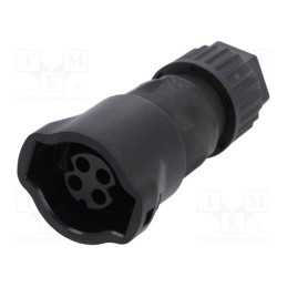 1 pcs x AMPHENOL LTW - CB-04BFFC-RL7001 - Connector: circular, plug, CB, female, PIN: 4, w/o contacts, IP67