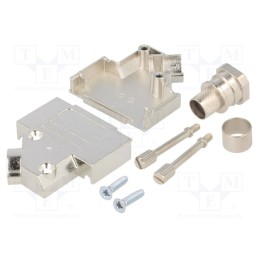 1 pcs x ENCITECH - 6560-0635-02 - Enclosure: for D-Sub connectors, D-Sub 15pin,D-Sub HD 26pin