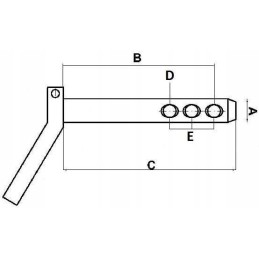 Sworzen 22x160 mm kramp