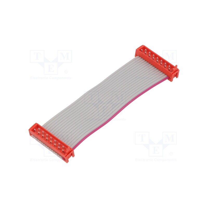 1 pcs x TE Connectivity - 2205066-1 - Cable: ribbon cable with connectors, PIN: 16, Layout: 2x8, plug